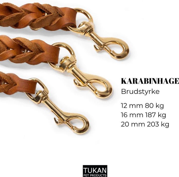 Immagine prodotto WalkFit - Tracking Leash - Cognac - 16mm x 220cm (Cane, Generale, Passeggiare)