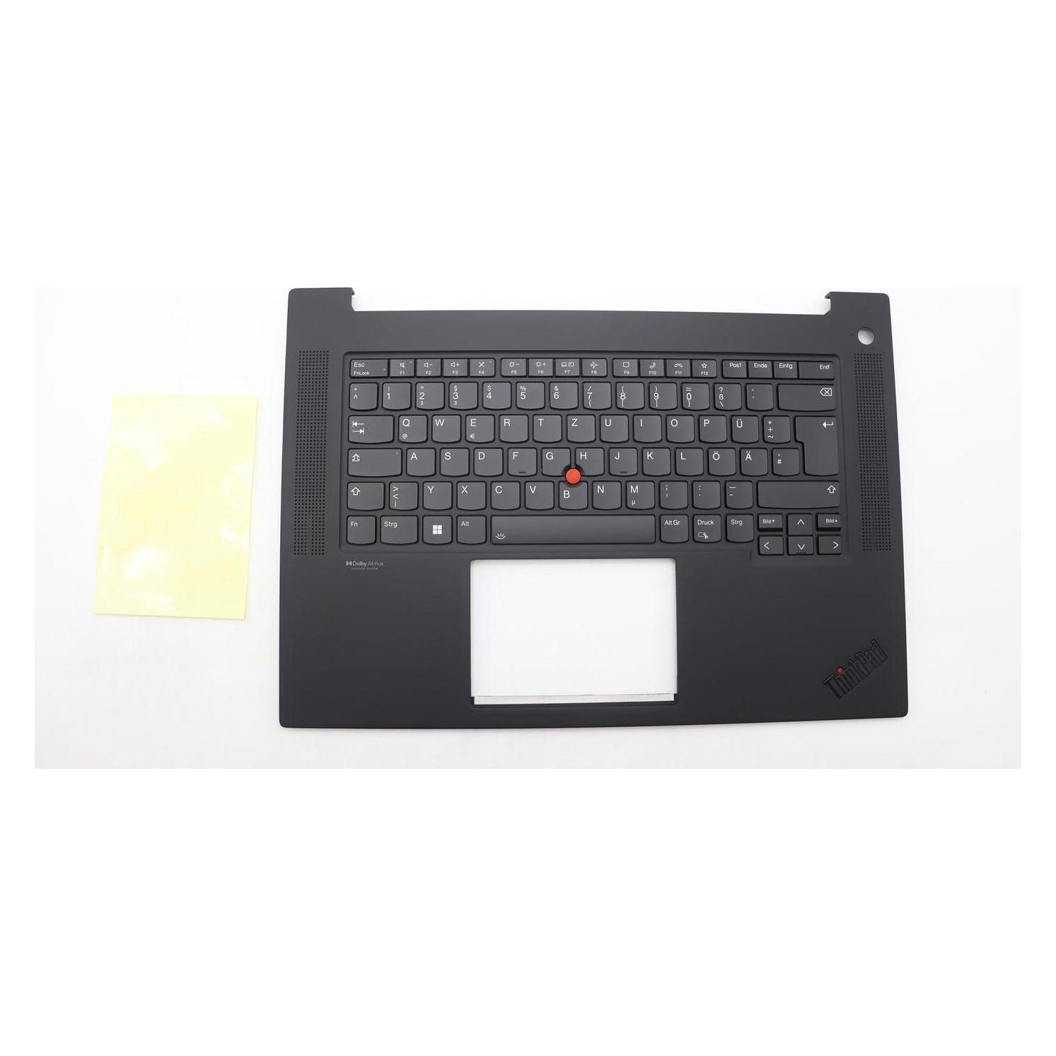 Lenovo MECH ASM NoWW C-Cvr+GER KB, Notebook Ersatzteile, Schwarz