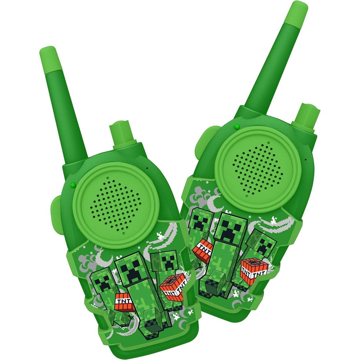 Minecraft Walkie Talkie con portata fino a 150 metri (0.15 km), Walkie-talkie