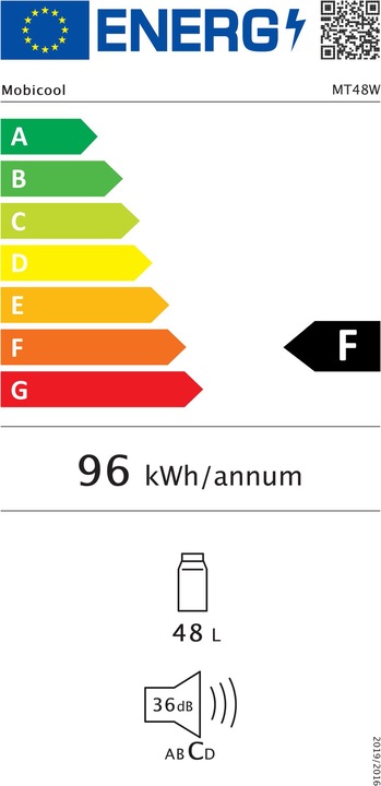 Label énergétique Mobicool MT48W (48 l)