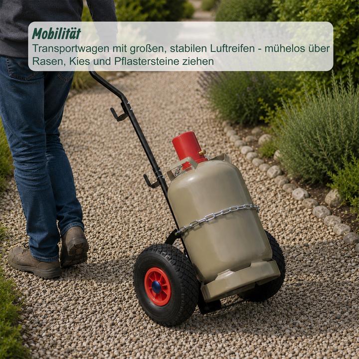 Produktbild Relaxdays Gasflaschenwagen
