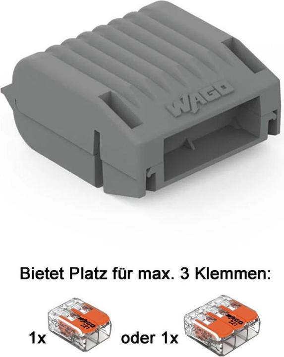 Actual product image Wago Gel box for connection terminals wire leads