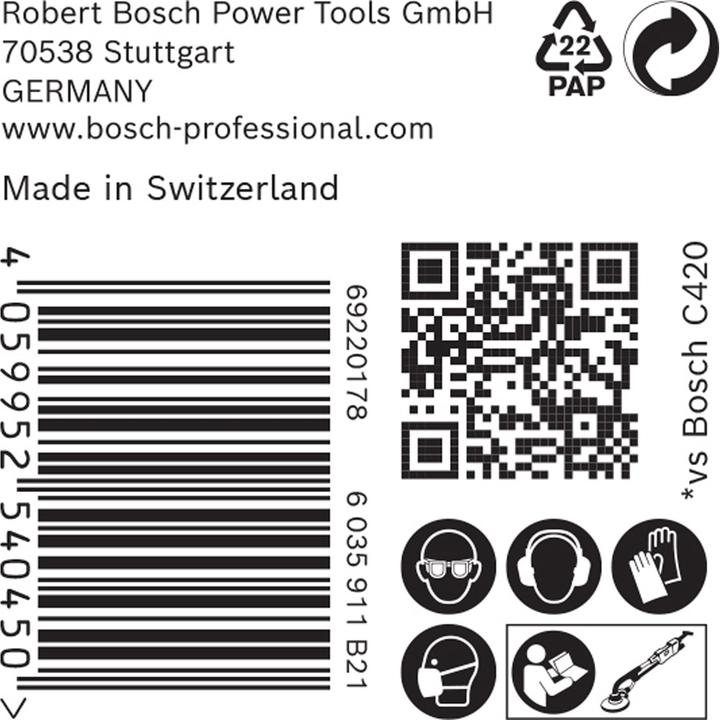 Actual product image Bosch Professional Zubehör Expert M480 Sanding net for drywall sander, 225 mm, G 80, 25 pcs. (80)