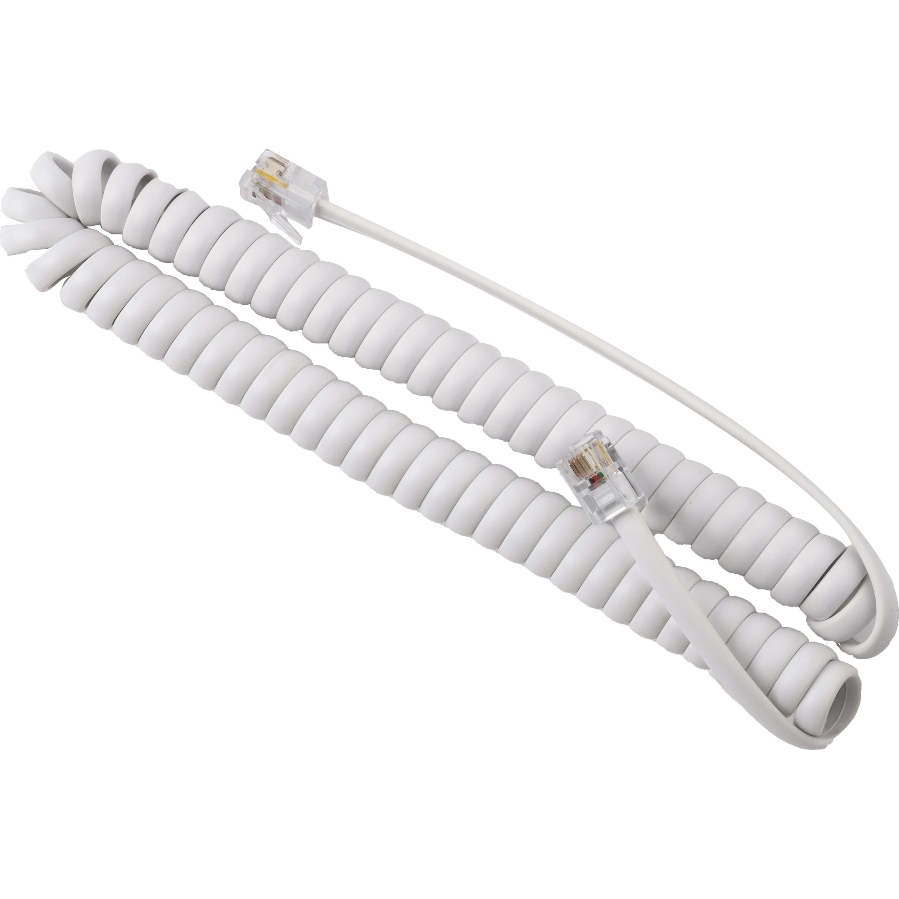 Thumbnail - Cisco Spare Handset Cord White, Telefon Zubehör
