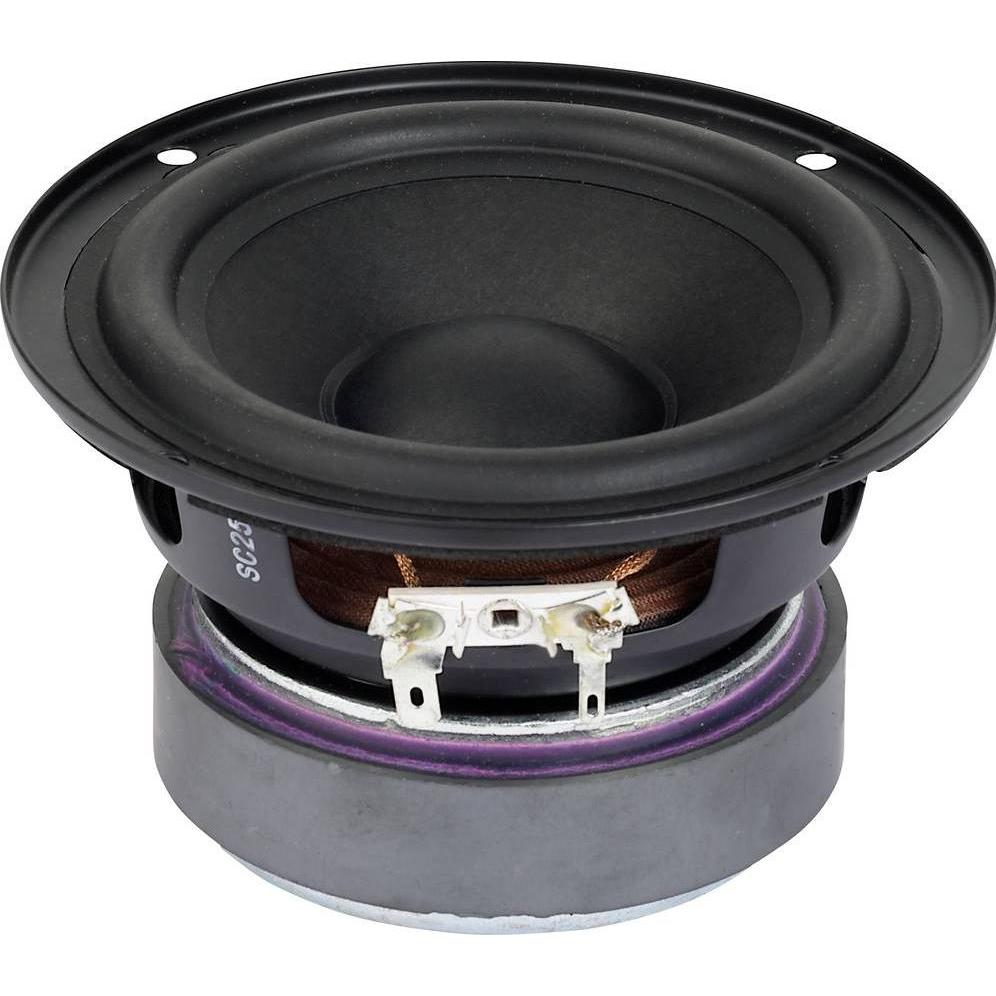 Visaton W 100 C - 8 Ohm Tieftöner 30 W 8 Ω, Componenti dei diffusori, Nero