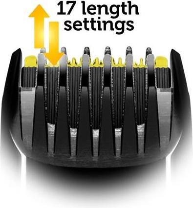 Image du produit Remington Tondeuse à barbe avec lames en titane lavables et 17 réglages de longueur