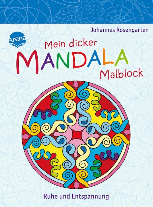 My thick mandala coloring book. Rest and relaxation