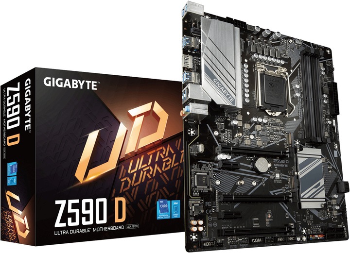 Produktbild Gigabyte Z590 D rev. 1.0 (LGA 1200, Intel Z590 Express, ATX)