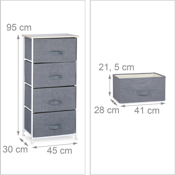 Actual product image Relaxdays Shelving System in Various Versions