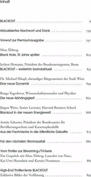 Produktbild BLACKOUT - Morgen ist es zu spät (Deutsch, Marc Elsberg, 2021)