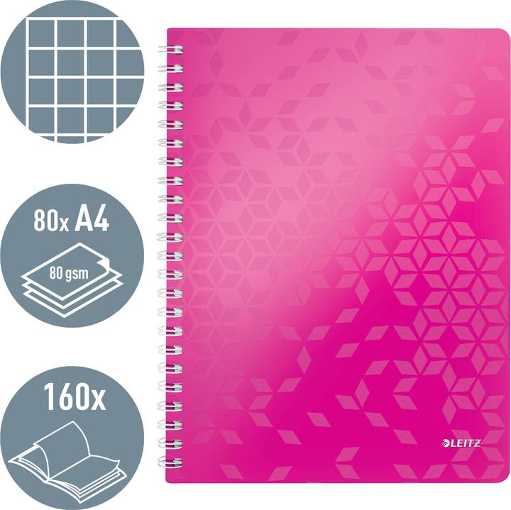 Produktbild Leitz Wow (A4, Kariert, Weicher Einband)