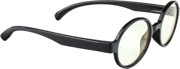 JTI Anti-Blaulicht-Brille für Kinder, rund - Schwarz