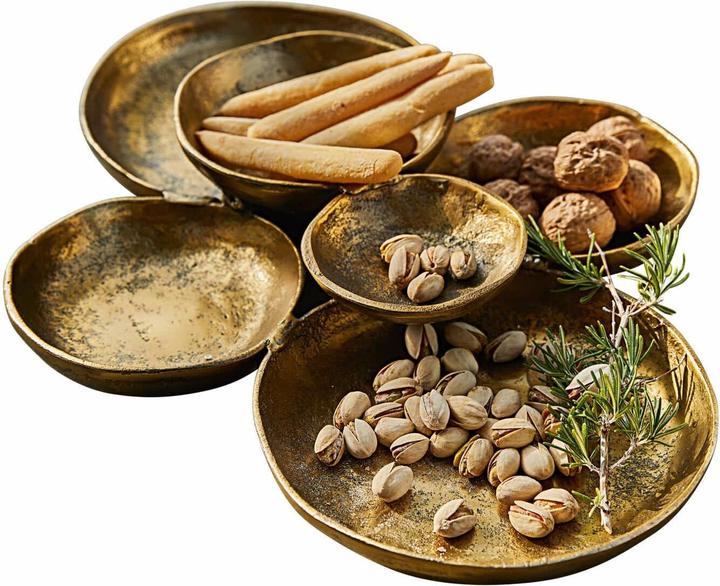 Loberon Schale Andris antikgold