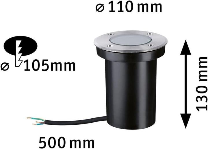 Actual product image Paulmann Floor recessed luminaire (GU10, IP65)
