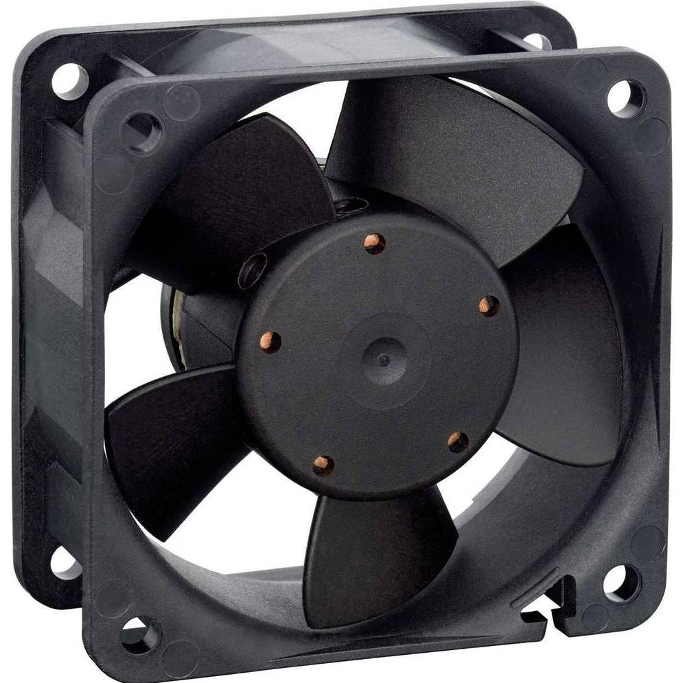 Papst EBM 614NHU Axiallüfter 24 V/DC 43 m³/h (L x B x H) 25 x 60 x 60mm (25 mm, 1 x), PC Lüfter, Schwarz