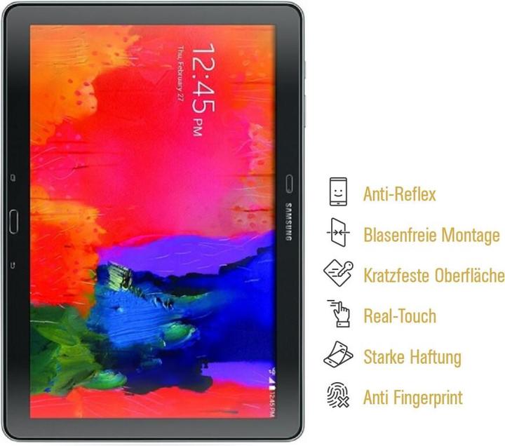 Actual product image Protectorking 6x Panzerfolie Anti-Shock matt entspiegelt (6 Piece, Galaxy Note Pro 12.2)