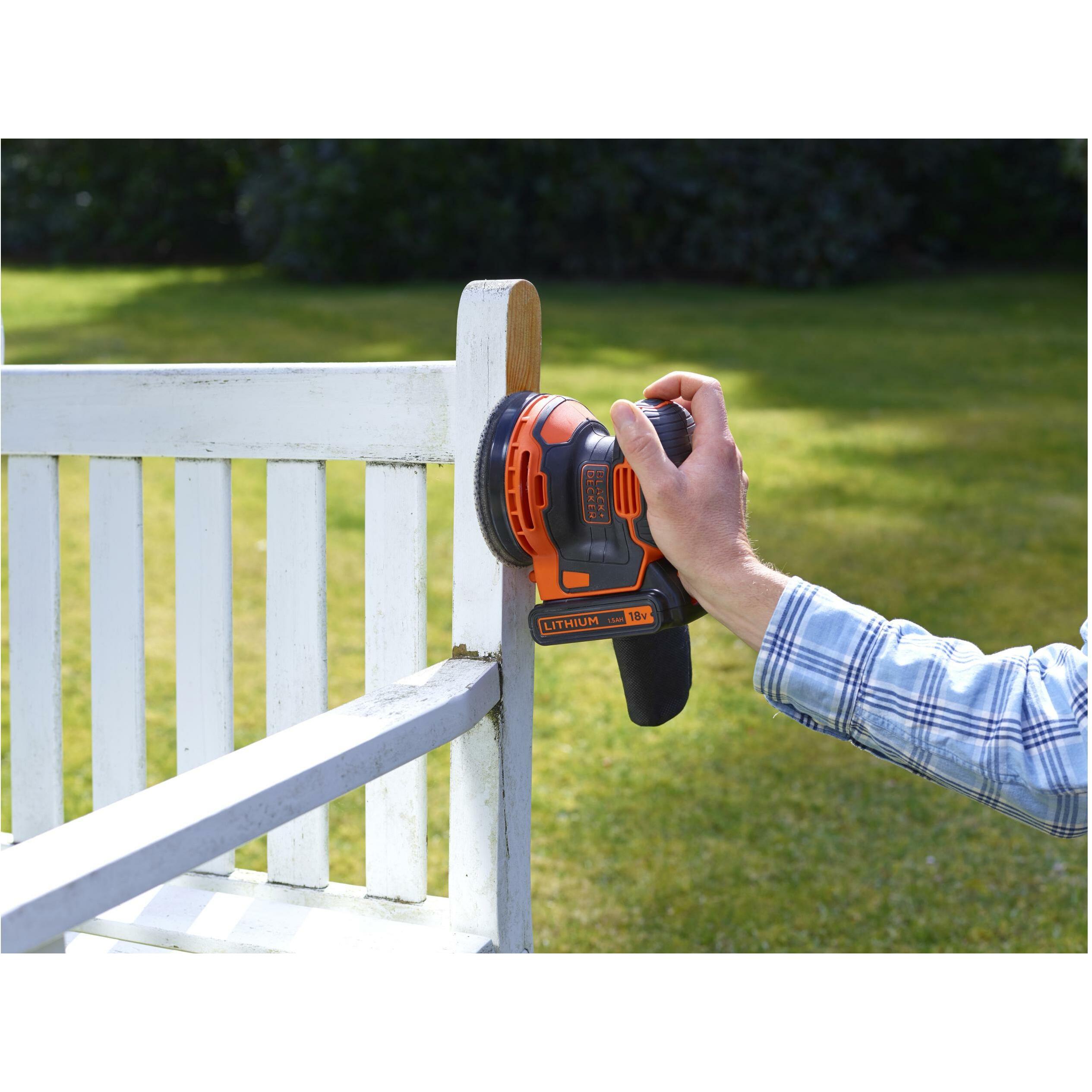 Thumbnail - Black & Decker, Schleifmaschine + Poliermaschine, Bdcros18nxj (Exzenterschleifer, 18 W)