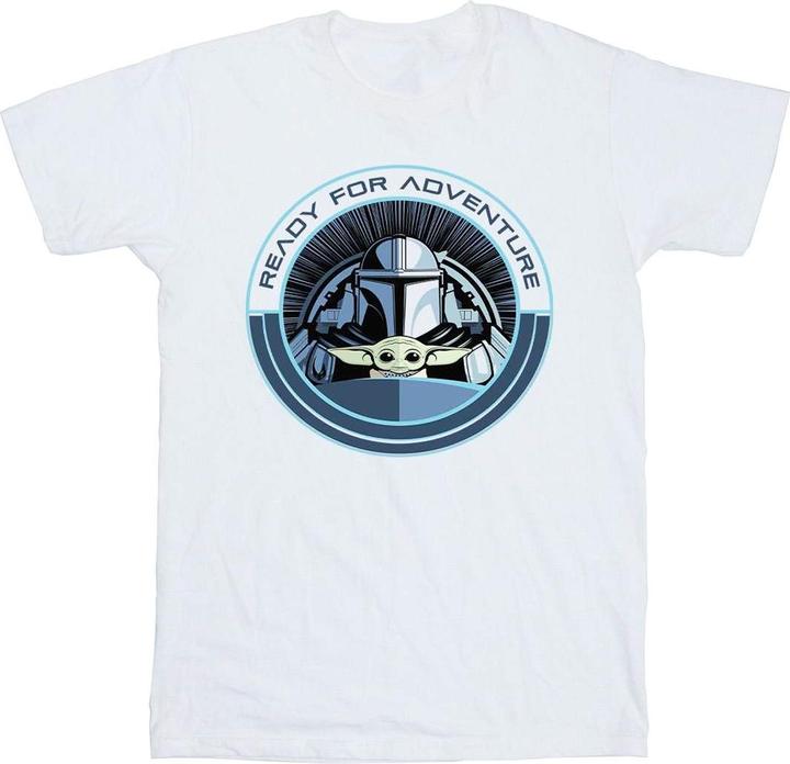 Image du produit Star Wars - T-shirt THE MANDALORIAN GROGU READY FOR ADVENTURE - Garçon (104)