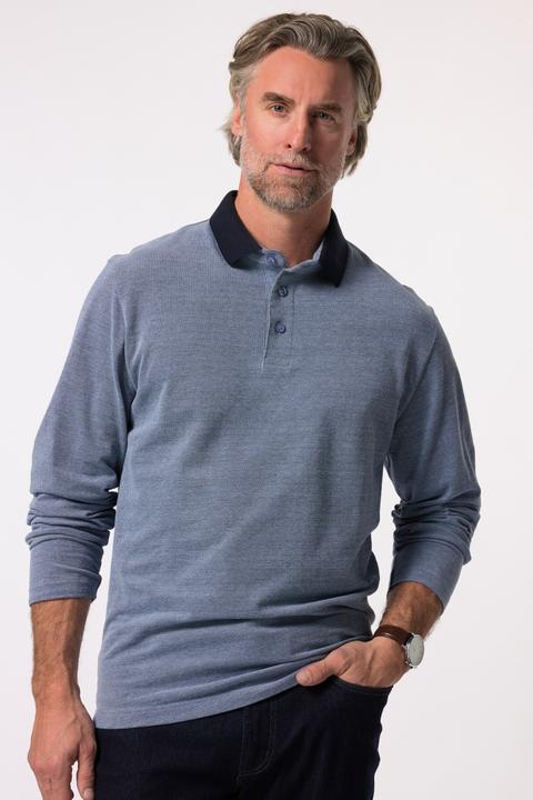 Immagine prodotto Boston Park Poloshirt, Langarm, Kontrast-Polokragen, bis 84/86 (42, 44)
