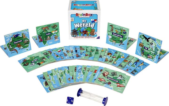 Actual product image Asmodée BrainBox The world board game