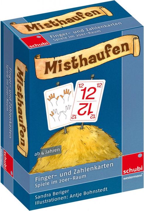 Actual product image Dung heap. Finger and number cards. Games in the 20 room (German)