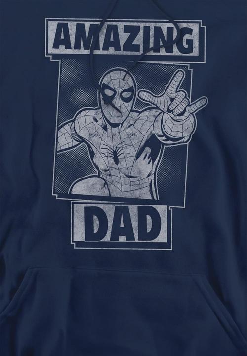 Produktbild Spiderman Amazing Dad Kapuzenpullover Vatertag (L)