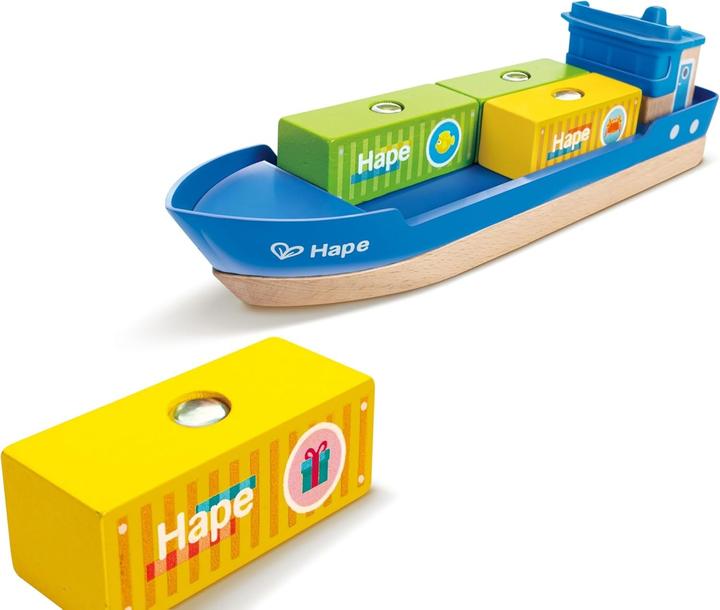 Produktbild Hape Sea + Rail Cargo Transportation Set