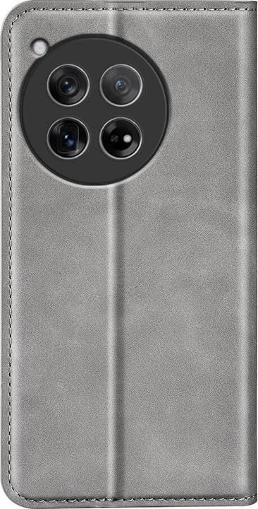 Produktbild Cover-Discount OnePlus 12 - Stand Flip Case Hülle grau (OnePlus 12)
