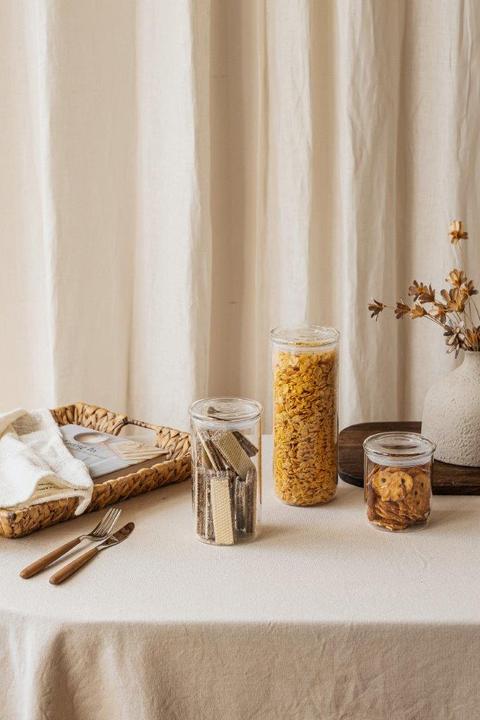 Actual product image Nuts Storage jar glass 850 ml transparent (0.85 l)