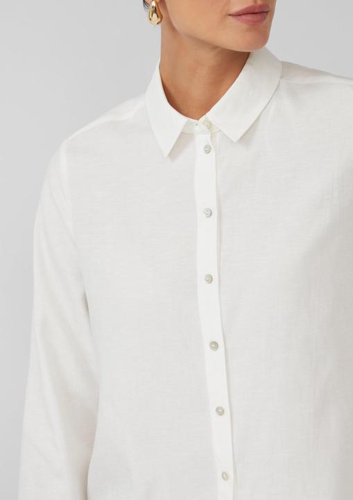 Immagine prodotto s.Oliver Bluse Hemdbluse aus Leinenmix (38)