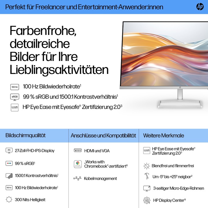 Actual product image HP Series 5 527sf (1920 x 1080 pixels, 27")