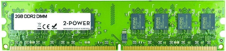 Produktbild 2-Power 2GB DDR2 800MHz DIMM (1 x 2GB, 800 MHz, DDR2-RAM, DIMM)