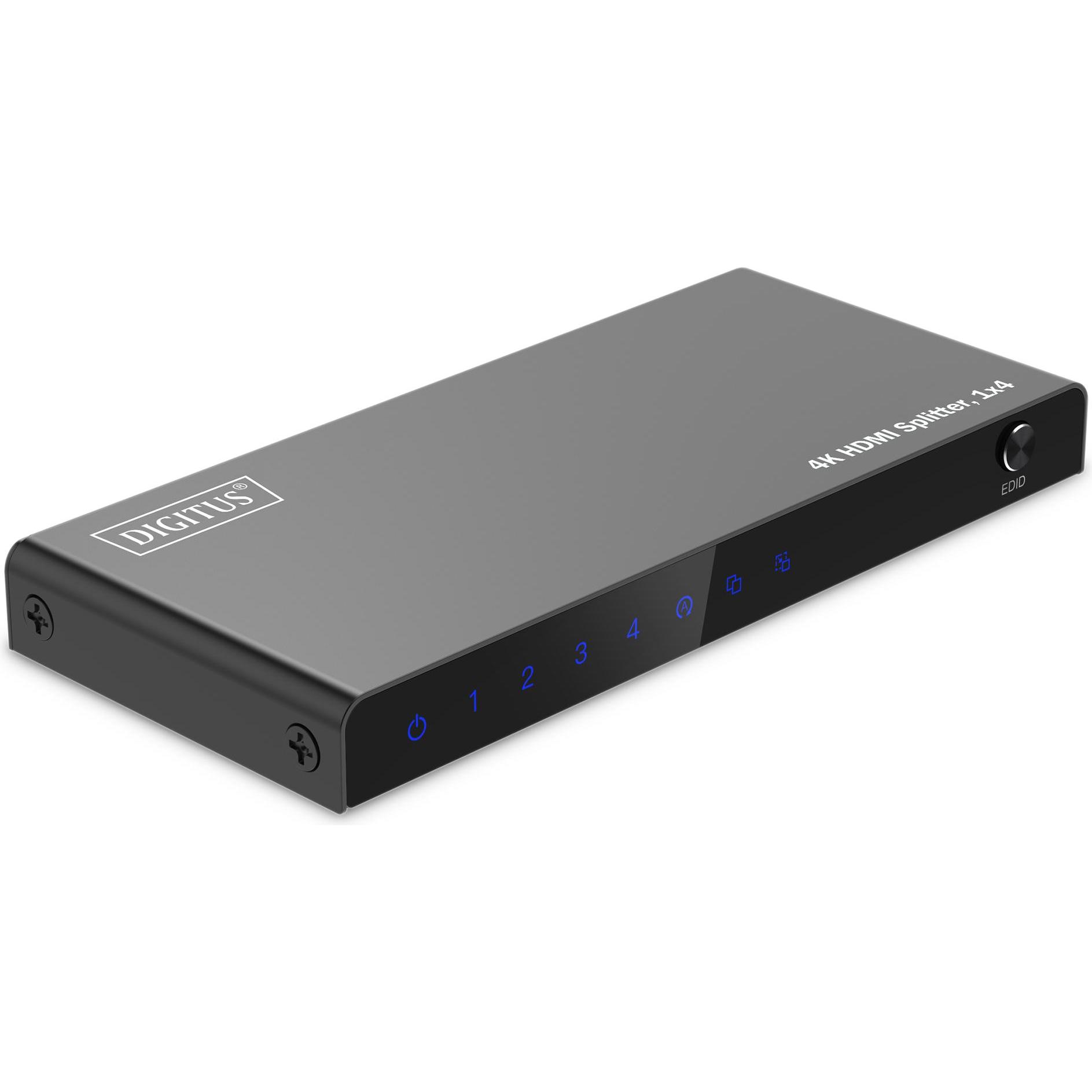 Digitus 4K HDMI Splitter, 1x4, Switch Box