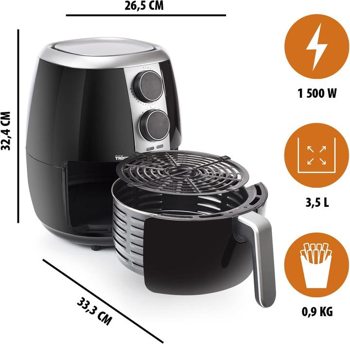 Actual product image Tristar FR-6989 One Stand-alone 3.5l 1500W Black