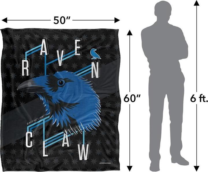 Produktbild Decke Ravenclaw Rabe (152 x 127 cm)
