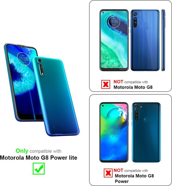 Image du produit Cadorabo Coque pour Motorola MOTO G8 POWER LITE universel avec Clip (Motorola Moto G8 Power Lite)