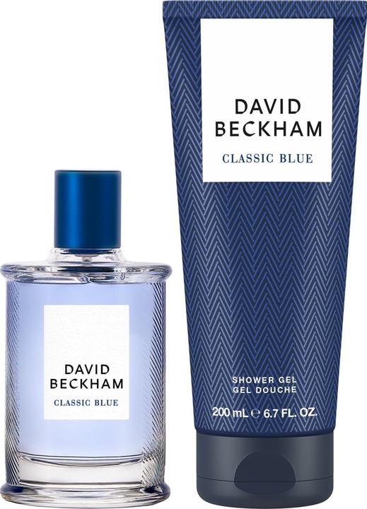 David Beckham Classic Blue Eau de Toilette 50ml + Shower Gel 200ml (Perfume set)