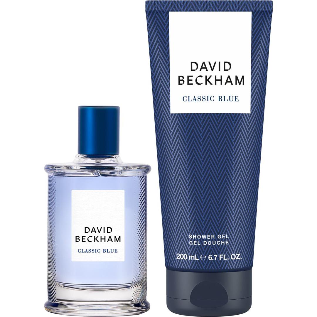 David Beckham, Set regalo bellezza, Classic Blue Eau de Toilette 50ml + Shower Gel 200ml