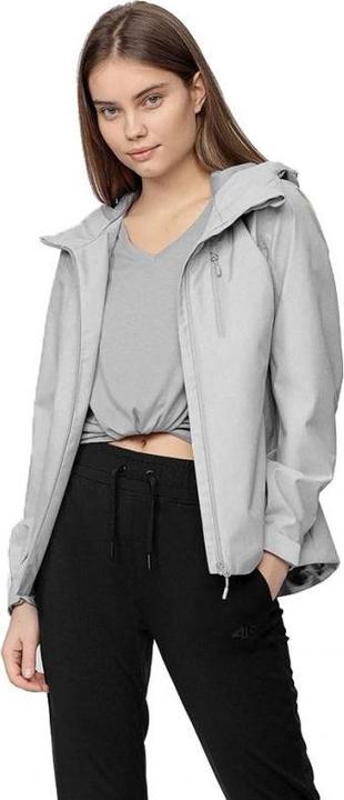 Actual product image 4F Ladies jacket cool light grey mottled H4L21 KUD002 27M (XS)