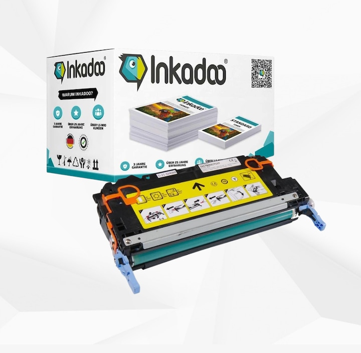 Produktbild Inkadoo Toner kompatibel zu Canon 1657B002 / 711Y Toner, gelb Gelb (Y)
