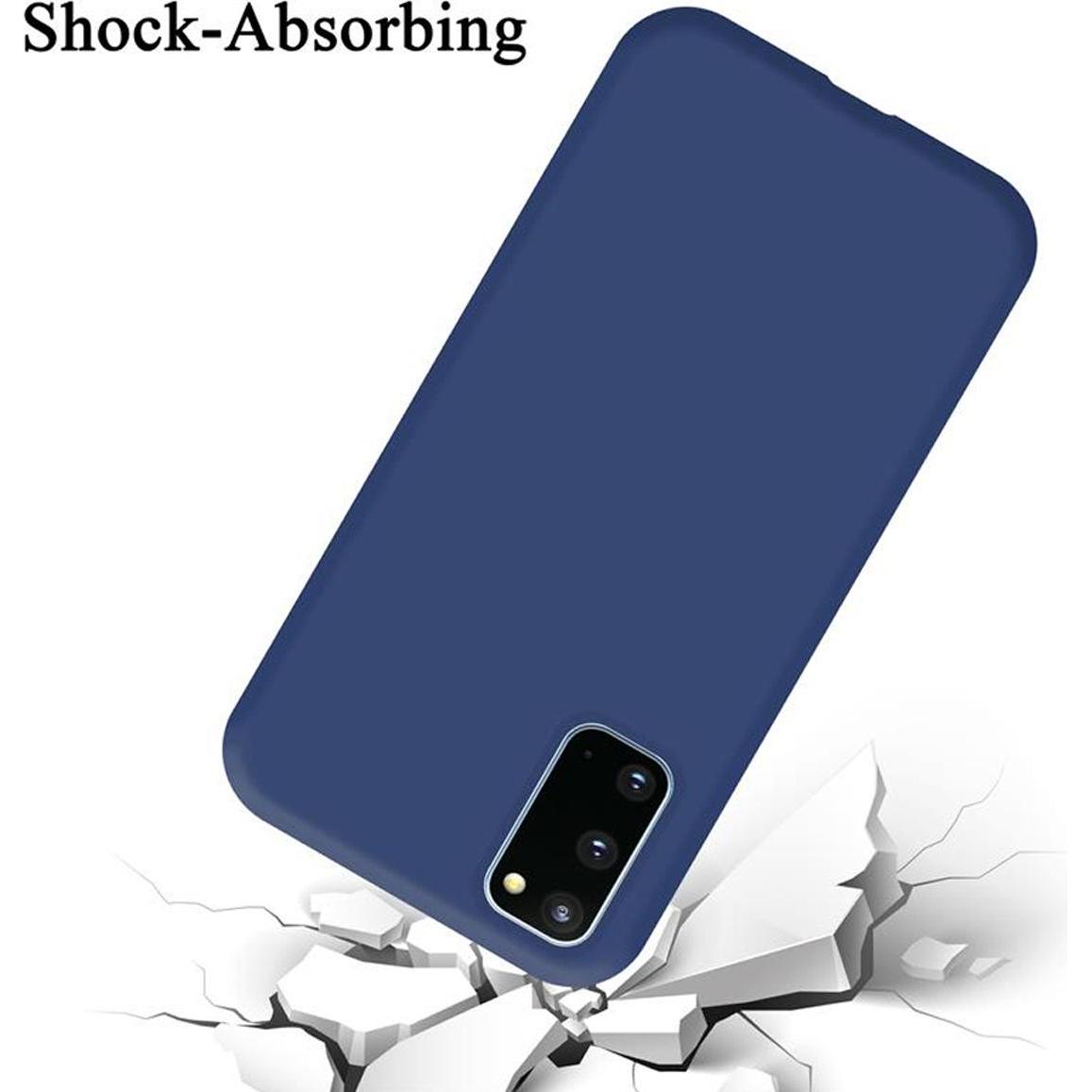 Thumbnail - Cadorabo TPU Liquid Silicone Case Cover (Samsung Galaxy S20+), Smartphone Hülle, Blau