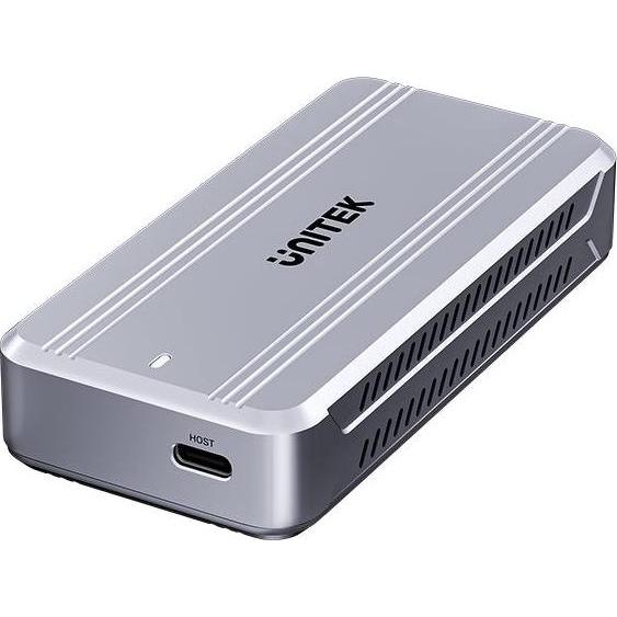 Unitek Obudowa SSD M2 Nvme Usb4 40gbps + Aktywne Chłodzenie, Case per hard disk