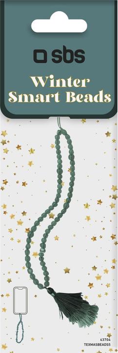 Actual product image SBS Beaded wrist charm strap for smartphone