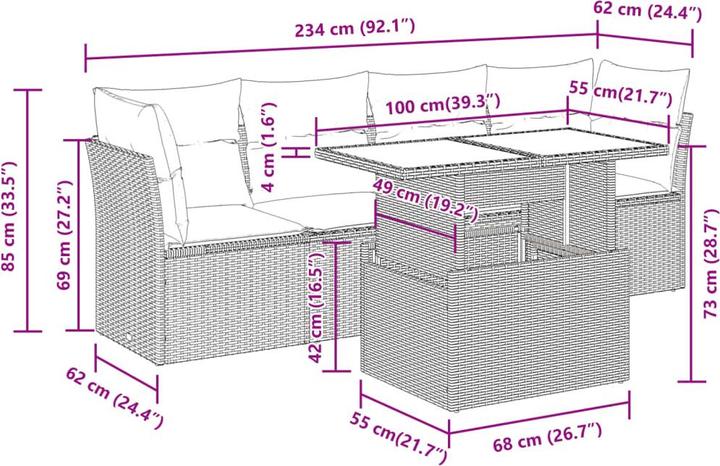 Produktbild vidaXL Elio