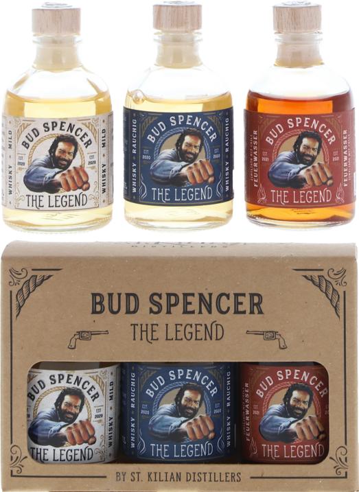 St. Kilian Distillers Bud Spencer the Legend (Blended Malt Whisky, 3 x 5 cl)