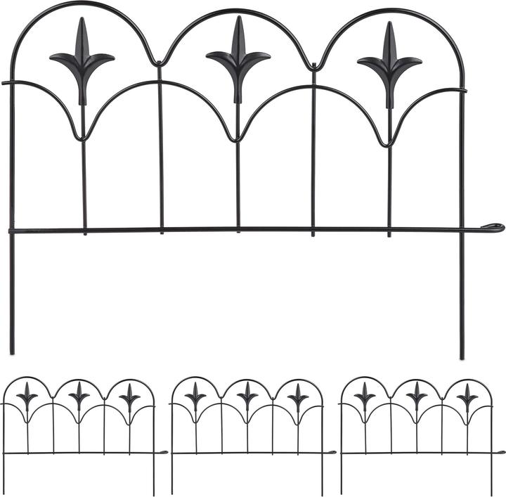 Actual product image Relaxdays Decorative garden fencing (1 cm)