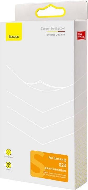 Immagine prodotto Baseus Pellicola protettiva in vetro temperato per Samsung S23 (1 pz., Samsung Galaxy S23)