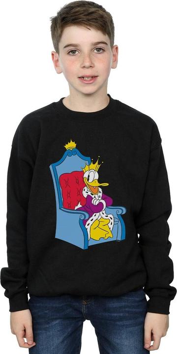 Actual product image Disney Boys Donald Duck King Donald Sweatshirt (140, 146)