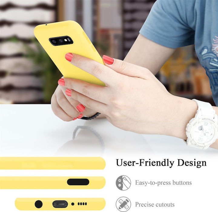 Actual product image Cadorabo TPU Liquid Silicone Case Cover (Samsung Galaxy S10e)