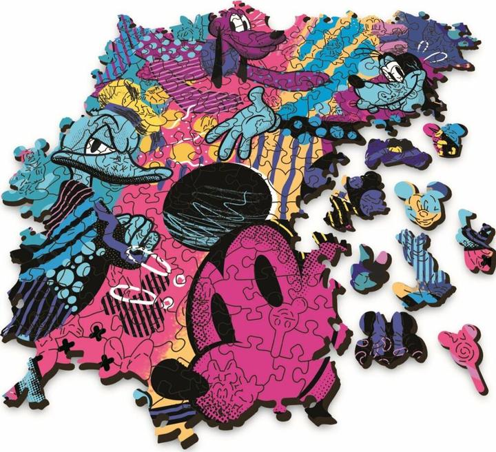 Immagine prodotto Magni Puzzle di contorno in legno: Topolino Cult, Topolino - 500+5 pezzi, lavorazione del legno, non (505 pezzi)